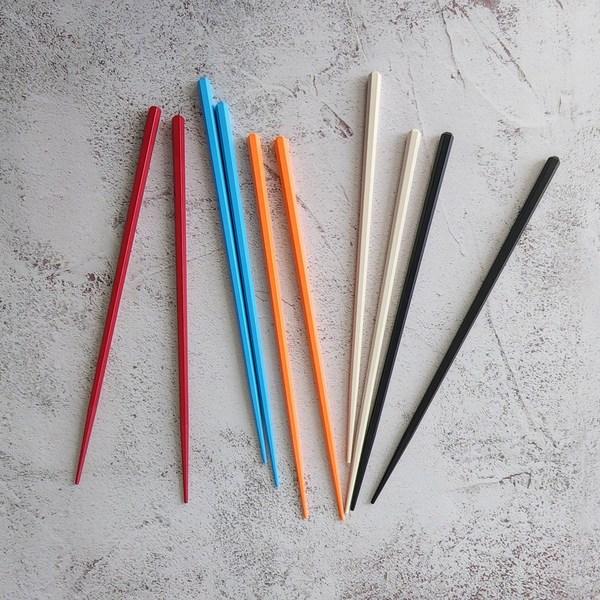 Kitchen King PBT Pastel Antibacterial Chopsticks, Black, 10 Pieces, Korean Popular Tableware