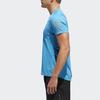 Adidas Own The Run Tee Running Short Sleeve T-Shirt Men Tops Aqua-Blue DX1313