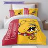 Ferris State Bulldogs Pattern Bedding Set Quilt Cover Pillowcase Home Decor Gift (1 * duvet cover + 2 * pillowcase, without core)