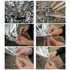 Folding Emergency Blanket Outdoor Survival Rescue First Aid Foil Thermal Blanket Windproof Keep Warm Blankets for Camping Hiking