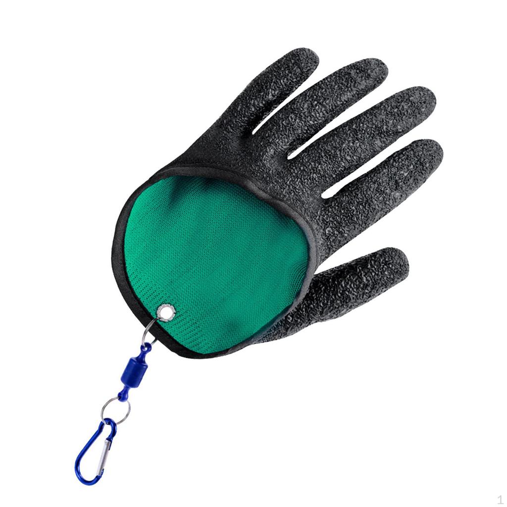 Перчатки для рыбалки нескользящие, устойчивые к проколам, с крючком для работы на открытом воздухе