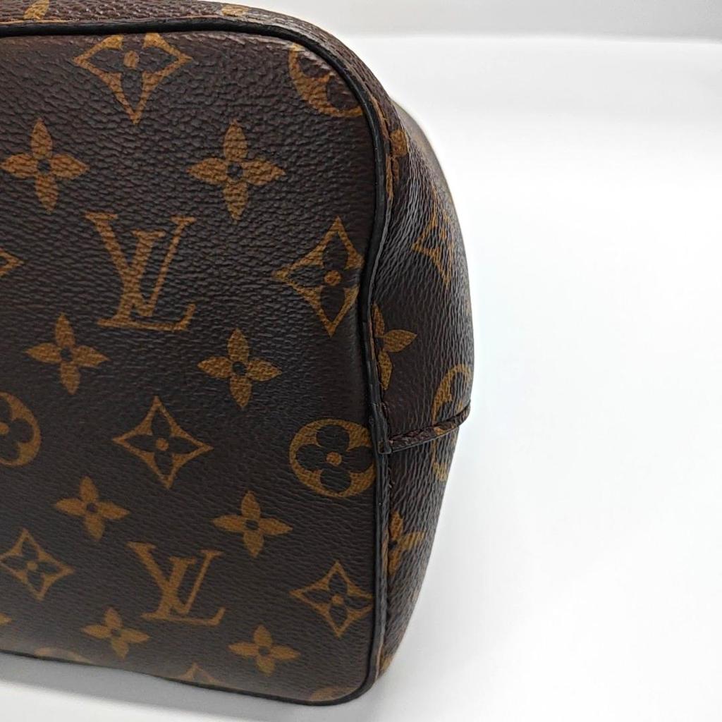 [Pre-Owned] Noe Monogram Coated Canvas And Leather Bucket Bag - Good #46LAVA