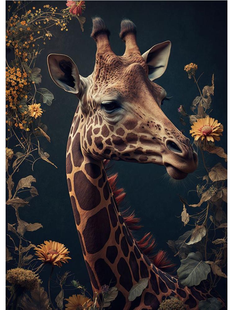 Винтажные животные в джунглях, цветы, холст, картина, печать плакатов, павлин, тукан, попугай, слон, обезьяна, настенная живопись, домашний декор для комнаты