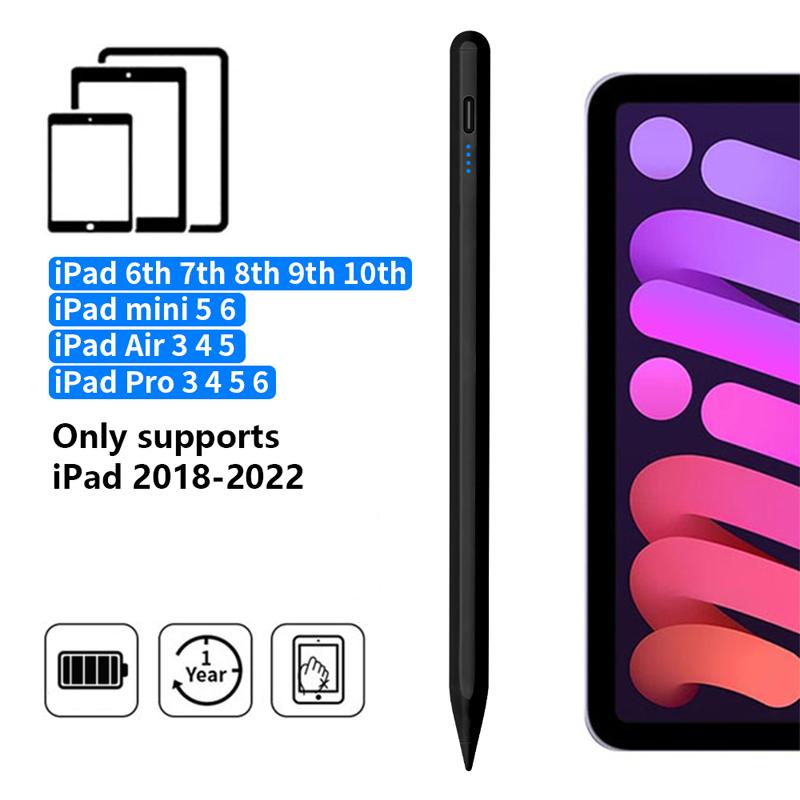 For iPad Pencil Palm Rejection Stylus For iPad Accessories 2022 2021 2019 2018 Air 5 Mini Pro Colored Touch Pen for iPad Pencil