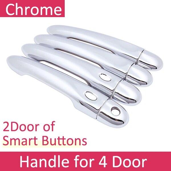 Для Renault Grand Scenic III XMOD 2010 2011 2012 2013 2014 2015 2016 хромированная крышка дверной ручки внешние автомобильные наклейки аксессуары