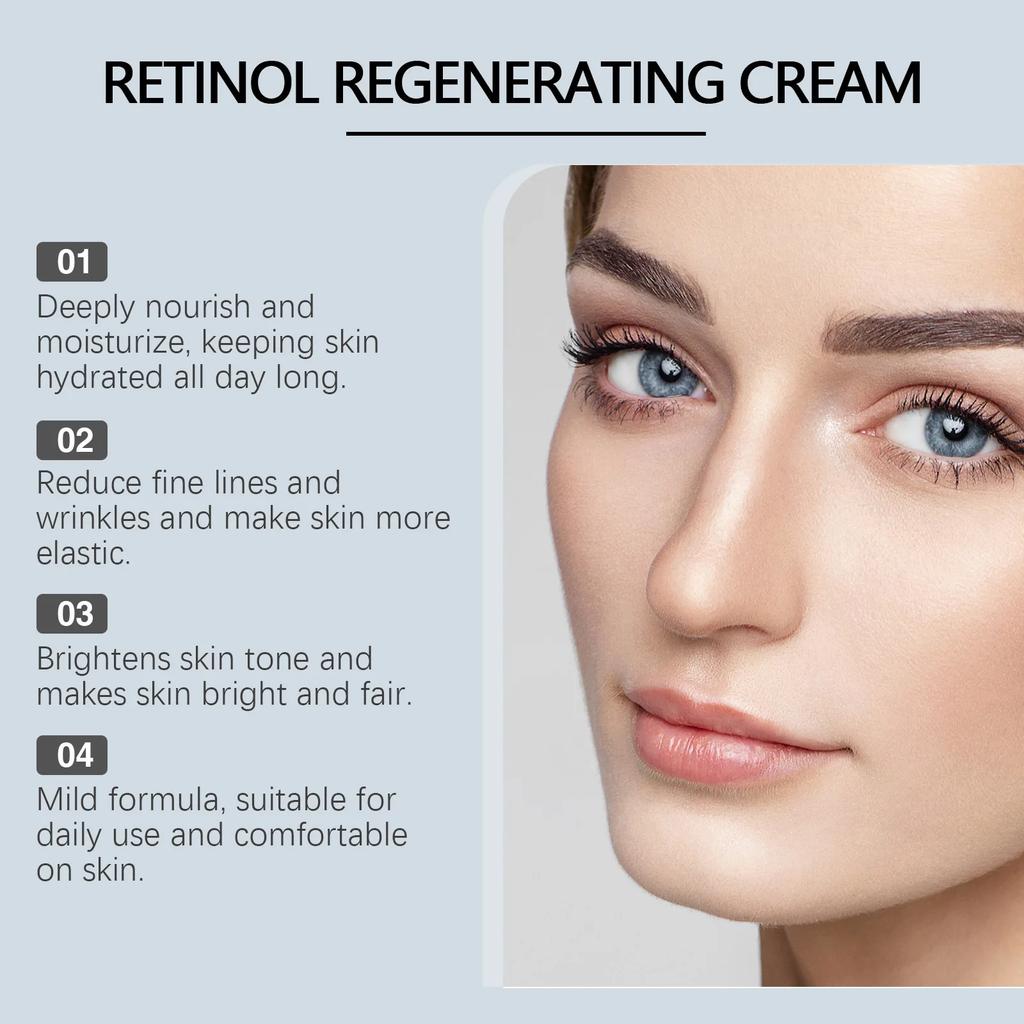 Крем с ретинолом Повышает эластичность кожи Увлажняющий Питательный Деликатный Уход за кожей Крем Разглаживает мелкие морщины
