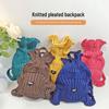 Корейская плиссированная сумка-рюкзак в стиле Квон Нара