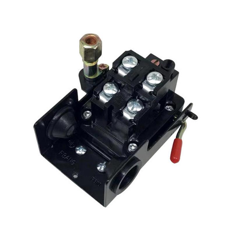 4 Ports 95-120 Psi Air Compressor Pressure Switch 16-20A Safe Air Compressor Shut Off Switch Air Compressor Replacement Parts