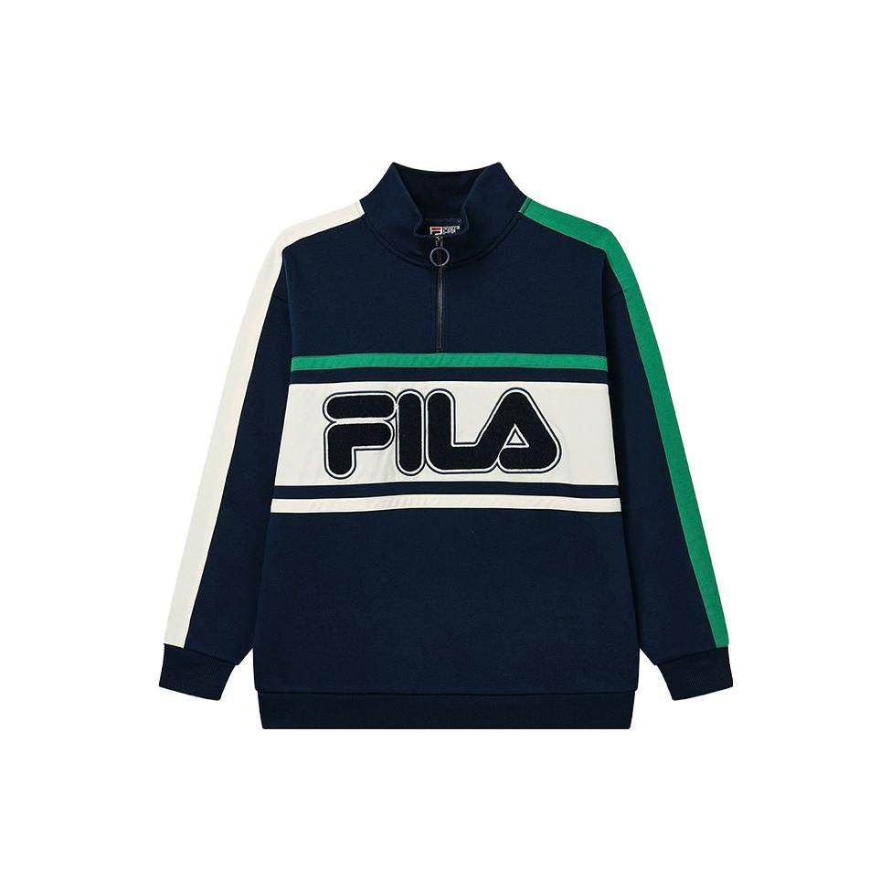 FILA Sweatshirts Unisex Stand Collar Moderate Regular F51U349299ADB