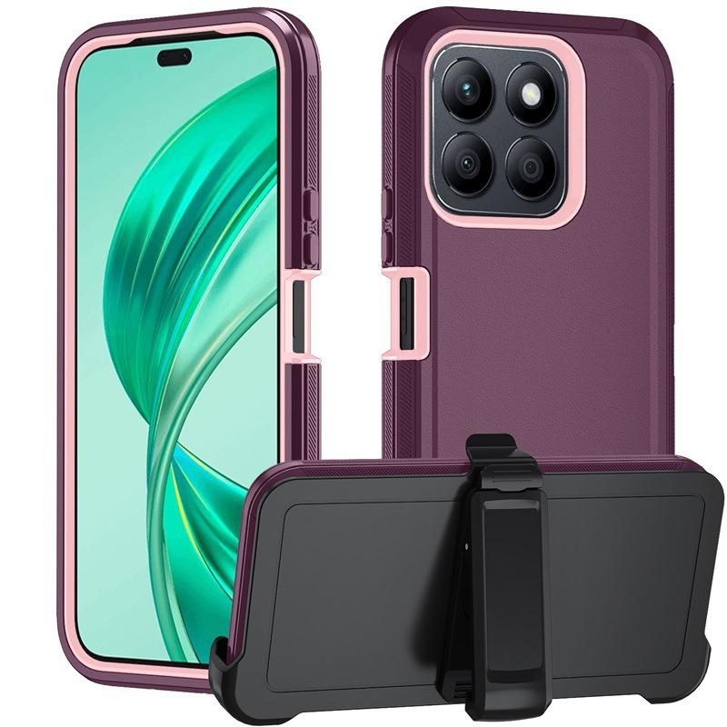 Rugged Magnetic Case for Honor X8b | 360° Rotatable Stand + Anti-Slip TPU+PC | Shockproof Galaxy Cover