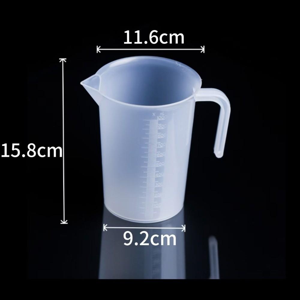 Thickened Plastic Measuring Cup with Scale Liquid Measuring Cup Graduated Cup Kitchen Baking