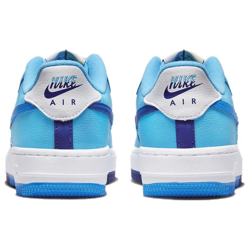 Nike Air Force 1 LV8 2 GS Split - Light Photo Blue Kids Sneakers White Deep-Royal-Blue Baltic-Blue DZ2660-100