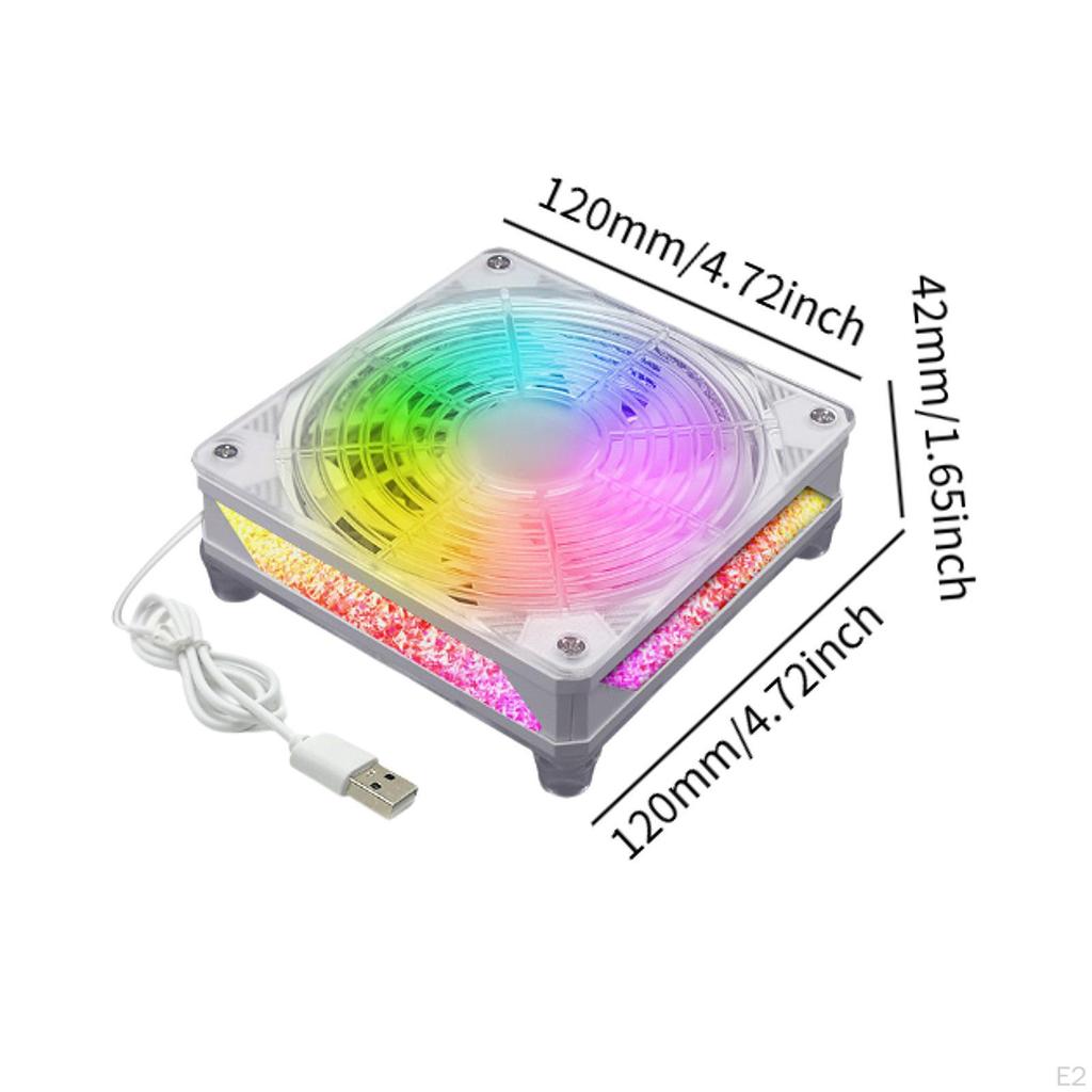 5В USB Вентилятор для установки радиатора компьютера 12см Решение для охлаждения Корпус ЦП