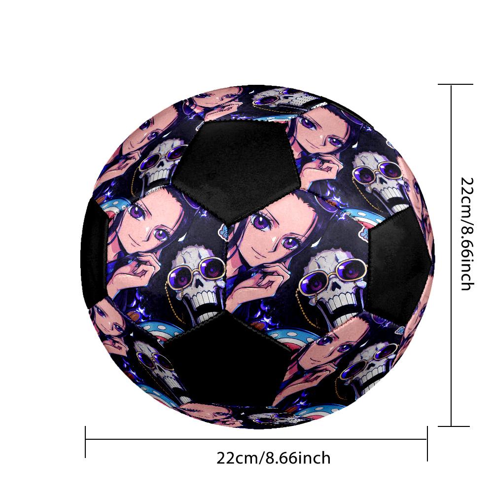 Nico Robin Soccer Ball Colorful All Ages Machine Stitched PVC Competition Ready Durable High-Bounce.SIZE5