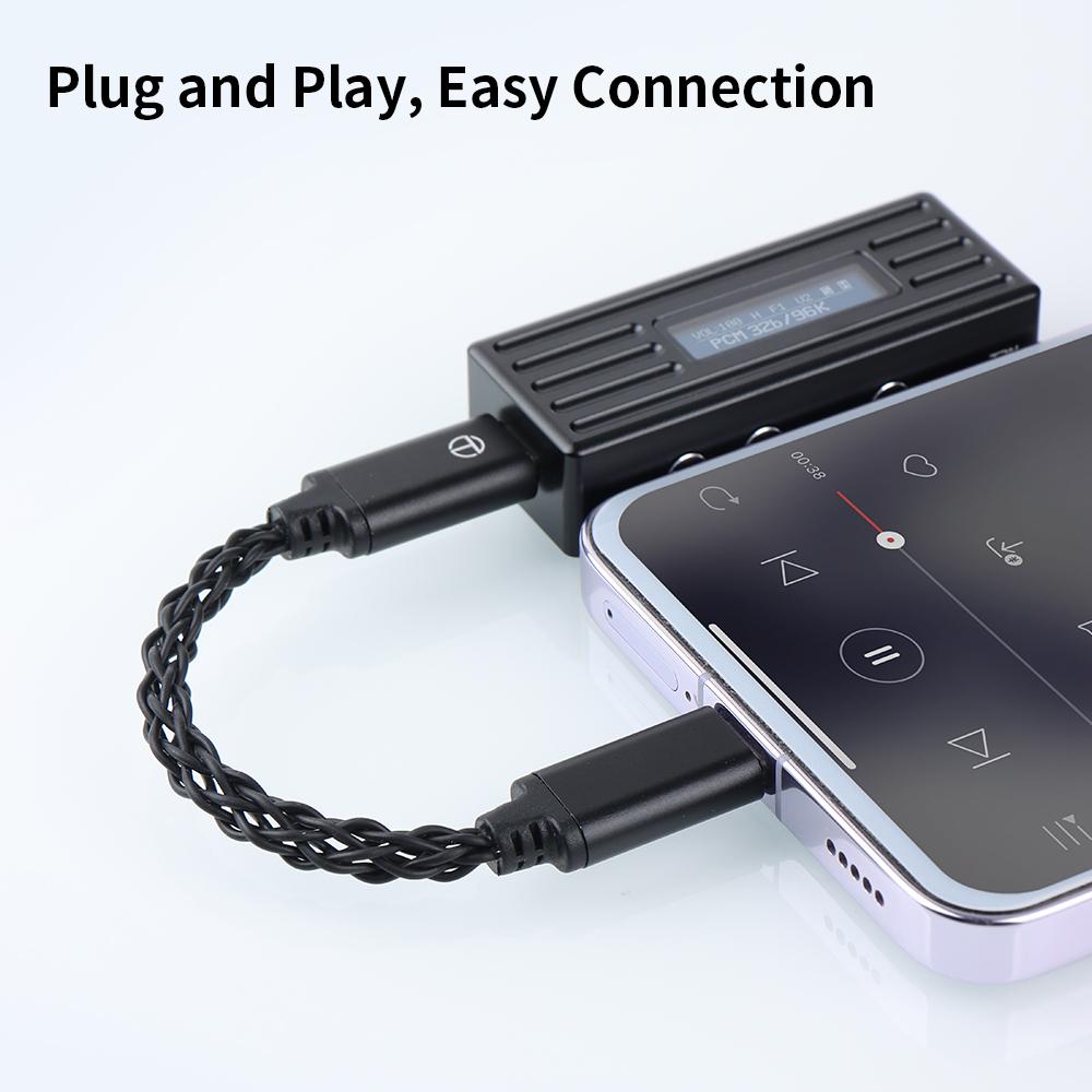 Кабель TRN-TO Type-C - Type C для модернизации усилителя ЦАП