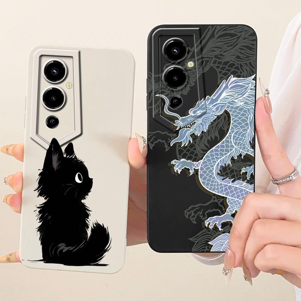 Чехол для телефона Tecno Pova 4 Pro LG8n Чехол для Tecno Pova 4 Pro Модный Мультяшный Милый Забавный Расписной Силиконовый Корпус