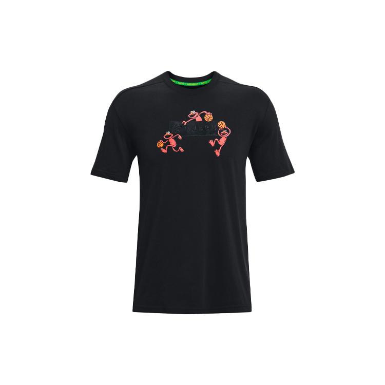 Under Armour Футболка Curry X Sesame Street Мужская Черная 1369625-001