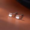 Квадратные серьги для женщин Простые и изысканные легкие роскошные серьги Нишевый дизайн Высококачественные серьги