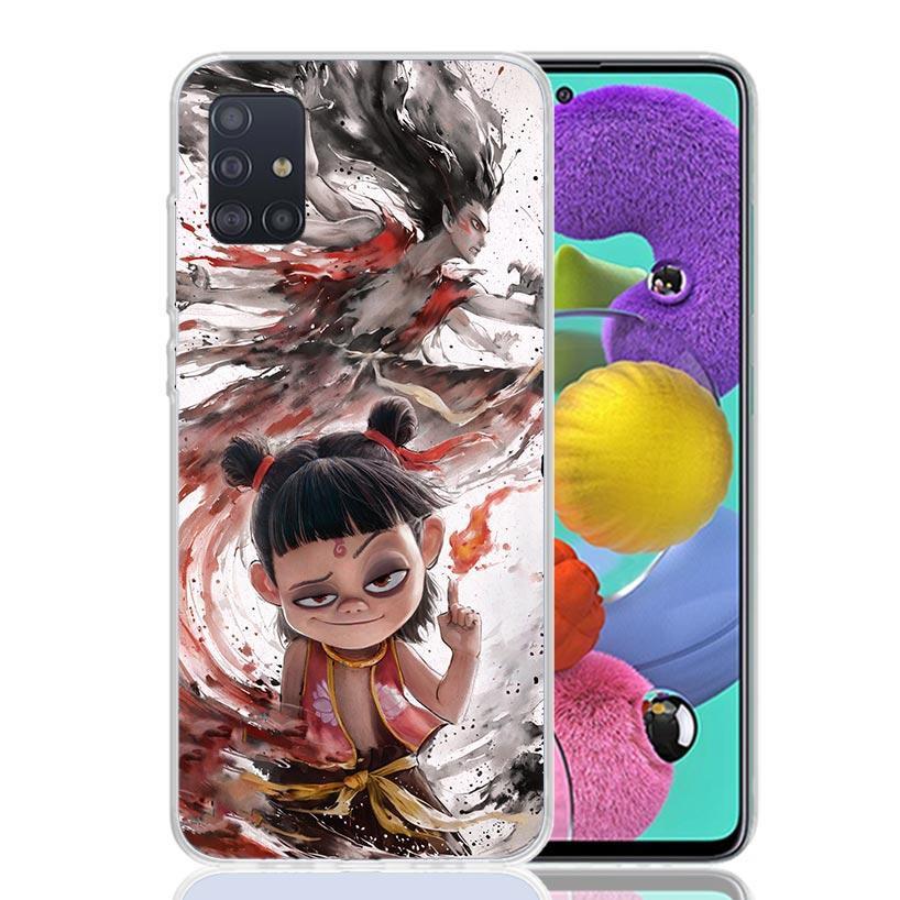 Nesha Nezha Cartoon Phone Case For Samsung Galaxy A52 A32 A22 A12 A02S A50S A30S A51 A31 AA71 Note 20 Ultra 10 S10 Plus Galaxy A