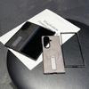 KEYSION Роскошный ретро чехол из ПУ кожи для Samsung Galaxy Z Fold 7 6 5 4 3 5G, вращающаяся на 360° подставка, противоударная задняя крышка для телефона