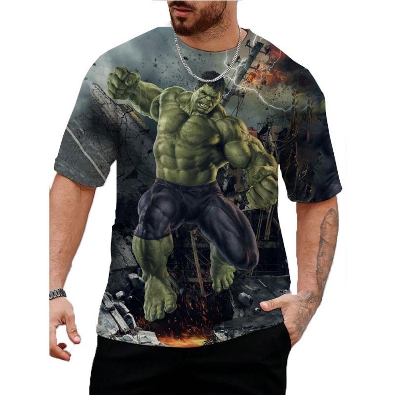 T-shirt Short Sleeved Summer T-shirt Adult Polyester T-Shirts Men’s