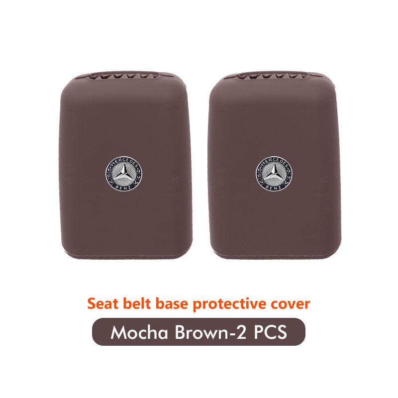 CQN1 For Benz Car Seat Belt Buckle Cover Anti-Scratch Protector Clip Car Accessories Interior W202 W212 W126 W140 W168 W177 CLS GLE