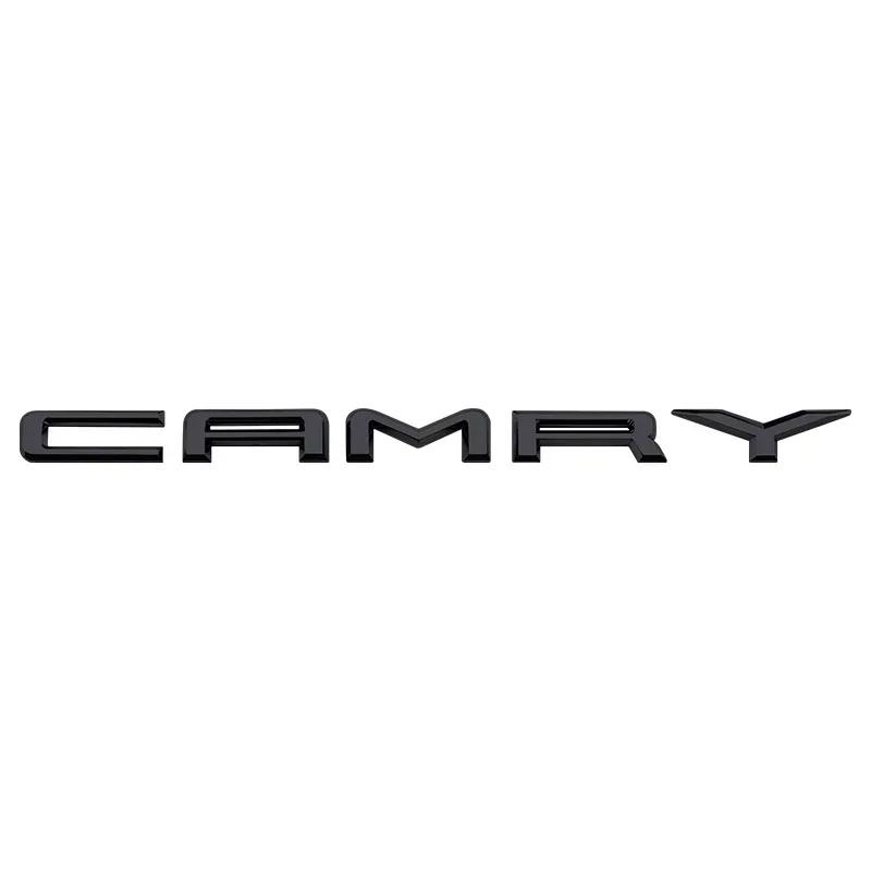 xmwcj1 3D ABS high quality for Toyota Camry car Letter front Emblem Rear tail trunk Decals badge sticker Decal styling car Accessories