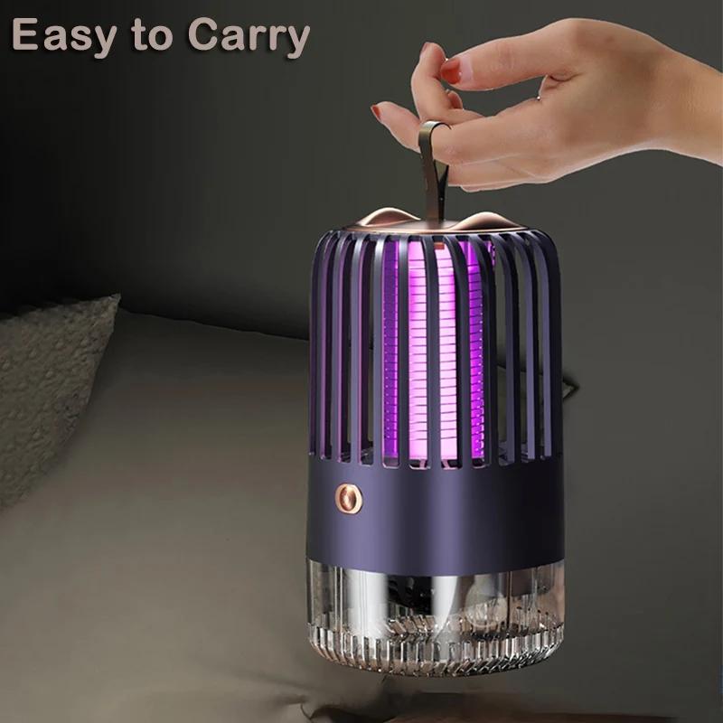 Upgraded Electric Shock Mosquito Killer Lamp UV Light USB Fly Trap Zapper Insect Killer Repellent Anti Mosquito Trap for Bedroom
