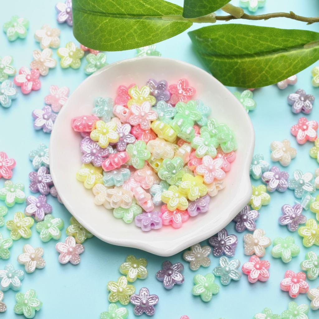 Аксессуары ручной работы ручной работы Материалы «сделай сам» Смешайте цвета Цветы 150/200 шт. Бусины-бабочки Браслет Ожерелье Мода Макарон Цвет Любовь