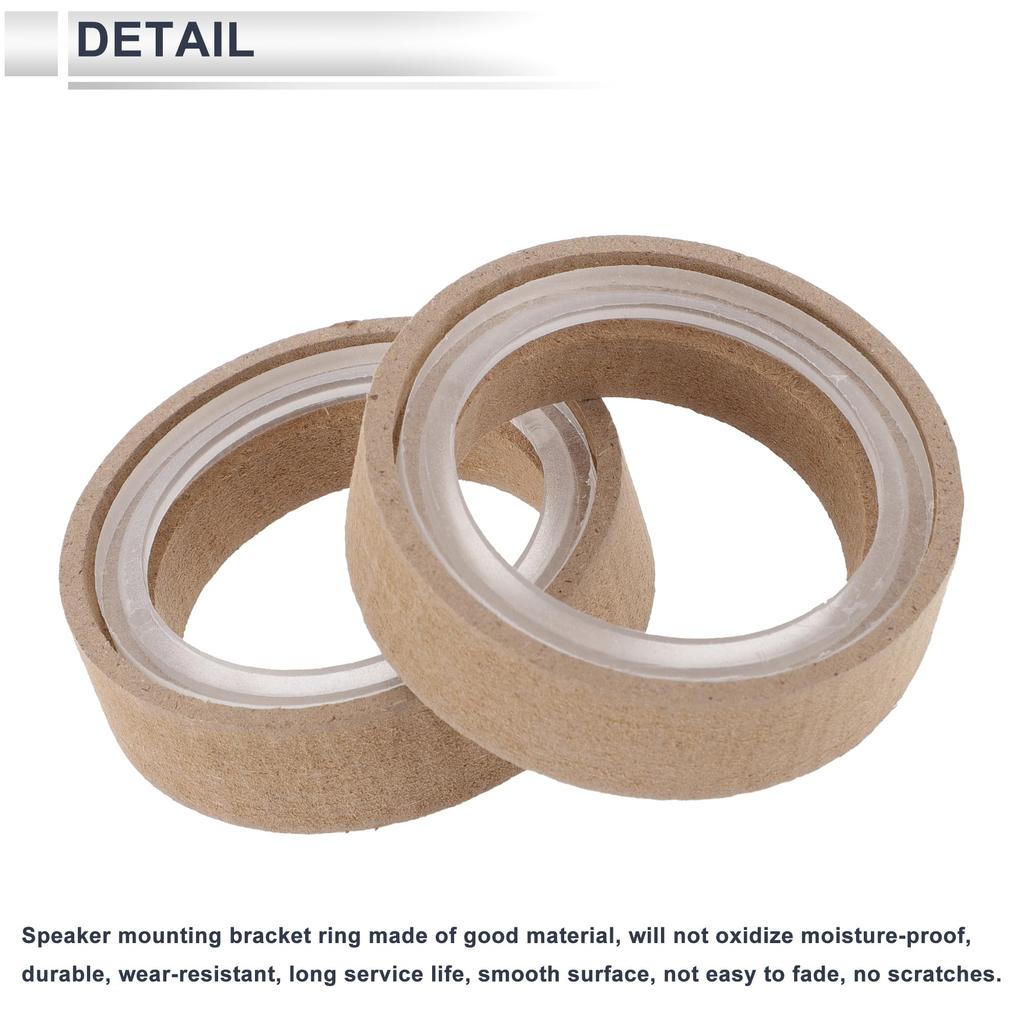 RATCHROLL 2 Sets Universal Speaker Spacer Ring Tweeter Speaker Spacer Adapter with Acrylic Washer