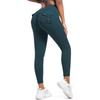 Брюки для йоги Peach Hip Work Tight с высокой талией и карманами, эластичные, с пуговицей, для бега и фитнеса, быстросохнущие, женские