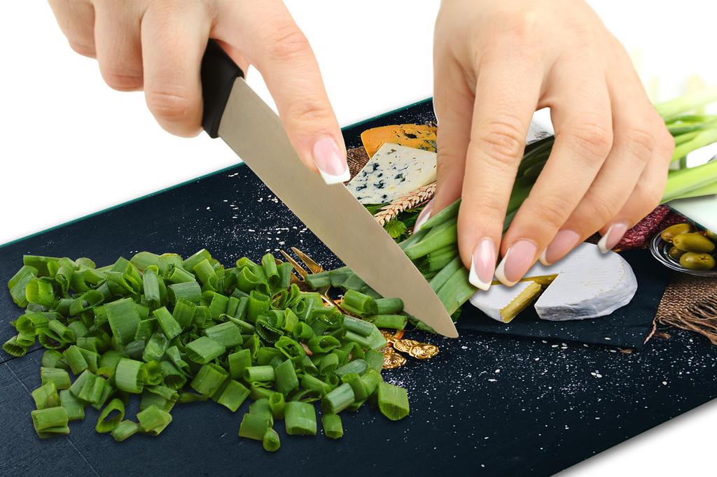 СТЕКЛЯННАЯ ДОСКА ДЛЯ РЕЗКИ 52x40 КУХНЯ