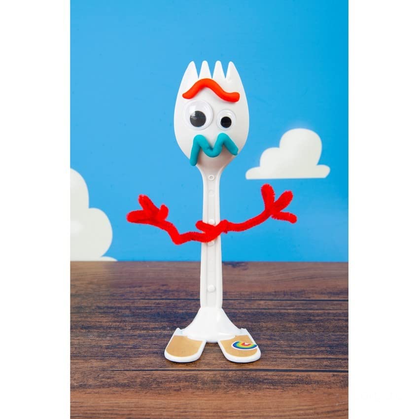 UDF Ultra Detail Figure 499 TOY STORY 4 approximately 60mm finished figure No. FORKY, tall, painted,