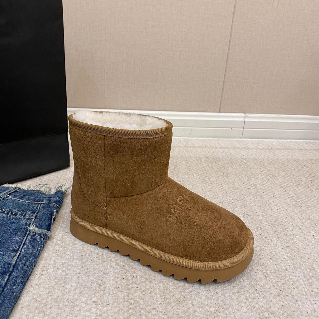 [Фанфна] Туфли-хлебушки зимние ботинки женские 2025 новые осенне-зимние бархатные утолщенные нескользящие теплые универсальные хлопковые туфли