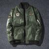 Jacket Men's Air Force Bomber Jacket Season Baseball Uniform Double Sided Large Size