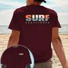 Unisexs 100 Cotton Summer Beach Tshirt California Retro Surf Letter Print Casual Everyday Outdoor Sports Vacation Top