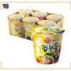 Корейский Рамен в Стаканчике Набор из 6 Штук | Nongshim Ottogi Samyang Paldo | Маленькие Стаканчики Instant Noodles