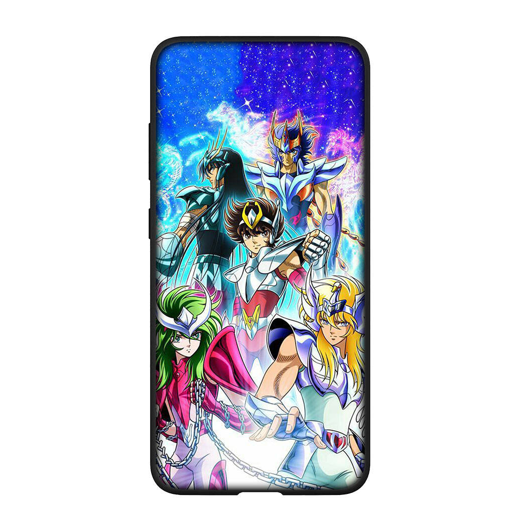 Phone Case for Samsung Galaxy S25 S23 S22 S24 Ultra FE A05 A06 A15 A16 A36 A37 A35 A54 A55 A56 A57 A25 A26 A53 A17 Silicone Saints Anime Seiyas Cover
