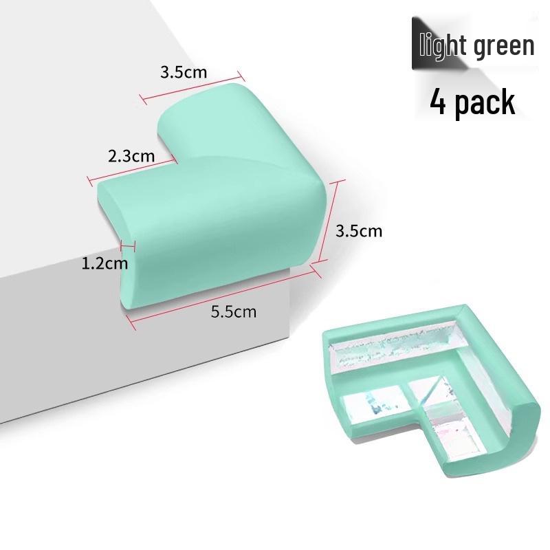 Силиконовые Угловые Защиты для Стола - Противоударный, Мягкий Набор Безопасности для Мебели.