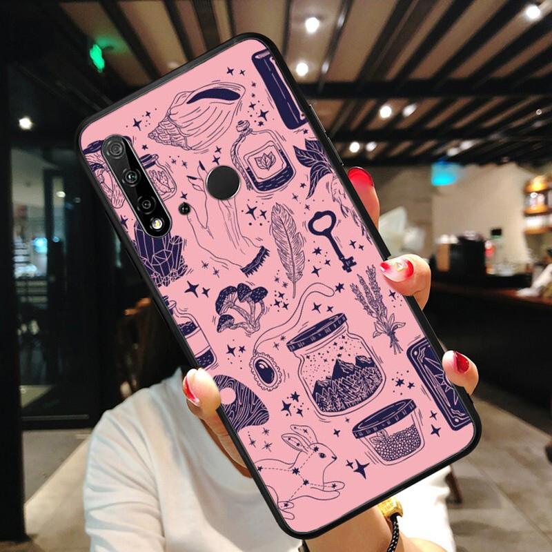 Чехол для телефона Girly Pastel Witch Goth для Huawei P50 Pro P30 P40 Lite P40Pro P20 lite P10 Plus Mate 20 Pro Mate20 X