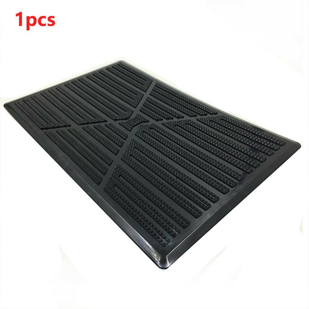 Car Interior-Car Carpet Plate Floor Pad Heel Foot Mat Pedal Patch Cover Black PVC Waterproof