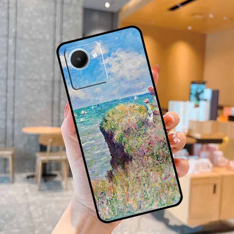 Чехол Claude Monet Garden Lotus Bridge для Realme C55 C33 C31 C35 C30 C11 C15 C25s C21Y GT Neo 5 3T 2T 8 9 10 11 Pro Plus