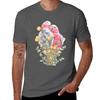 Australian Galah Couple  Floral Birds Tshirt Trendy Print Short Sleeve Tshirt
