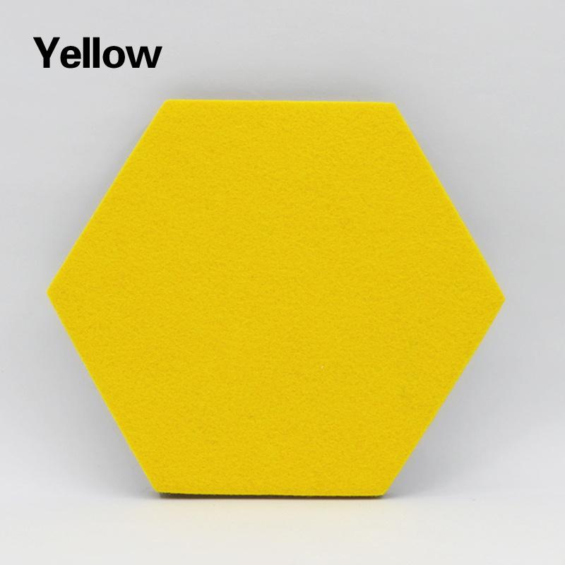 1 шт., пробковая доска для объявлений, фетровая наклейка на стену, декор для заметок, шестигранная булавка для домашнего уведомления, 14X12 см, тканевая самоклеящаяся детская