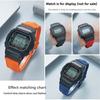 Для G-SHOCK Casio DW5600 GW-B5600 GM5600 GA2100 GW-M5610 DW-5600 Фторкаучуковый Ремешок для часов Мужчины Женщины FKM ремешок Цепочка для часов