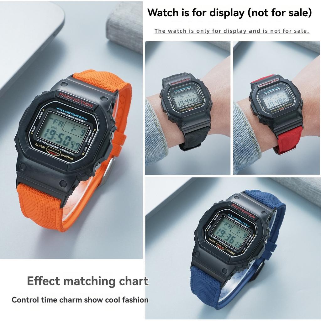 Для G-SHOCK Casio DW5600 GW-B5600 GM5600 GA2100 GW-M5610 DW-5600 Фторкаучуковый Ремешок для часов Мужчины Женщины FKM ремешок Цепочка для часов