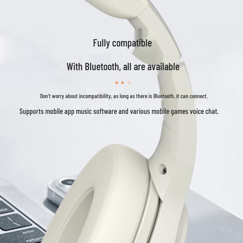 SMEBERT ANC Wireless Bluetooth Over-Ear Headphones