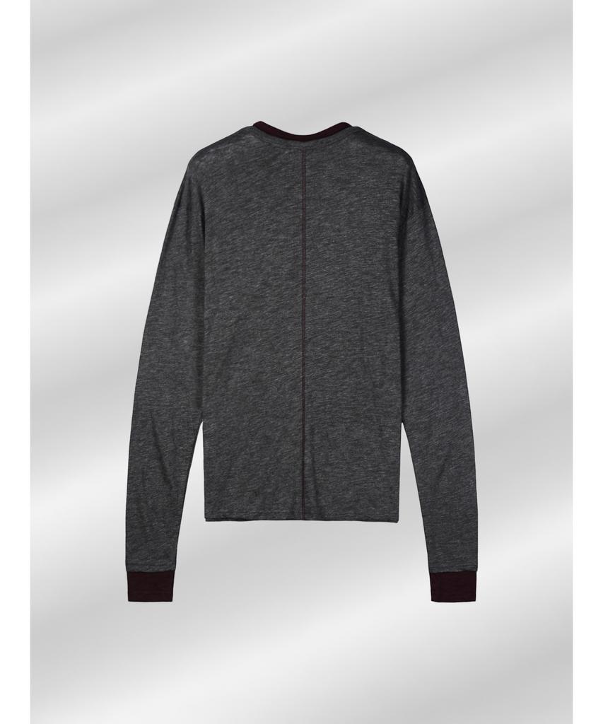 PARADIGMFILM [Ep.01] Double Layer Modal Long Sleeve (Charcoal)