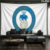 Coventry City Wall tapestry, aesthetic printed fabric blanket, suitable for bedroom, living room, and home decor.