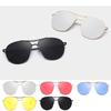 High-quality Womens Large Aviator Sunglasses With Sleek Metal Frame And Mirror Lens